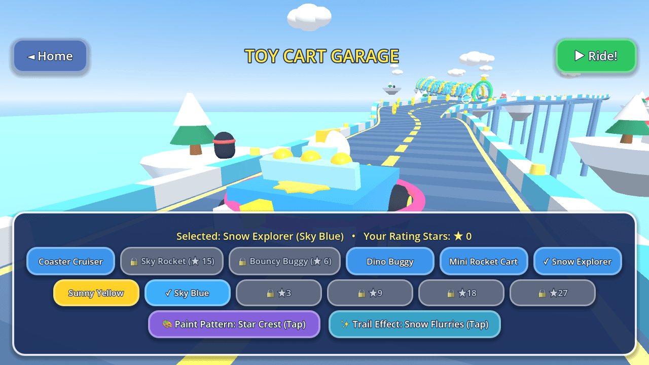 Roller Coaster Ride: Walletmix — Toy Cart Garage & Sticker Album